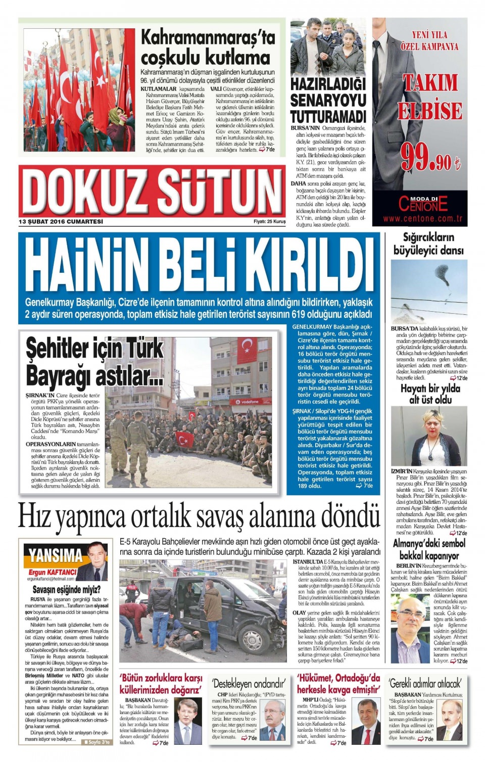 Gazeteler bugün ne yazdı? - 5