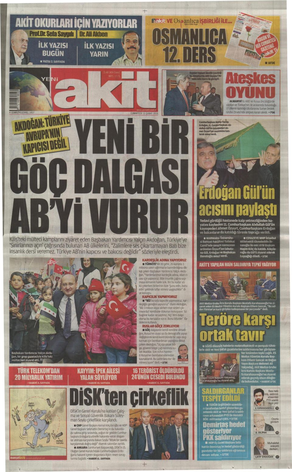 Gazeteler bugün ne yazdı? - 22