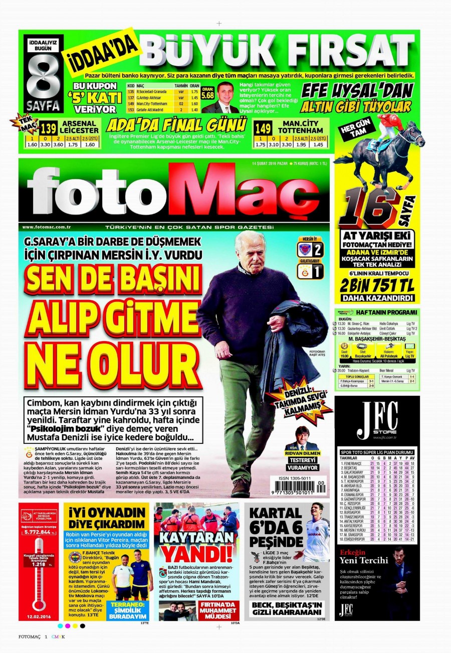 Tek tıkla günün gazete manşetleri - 19