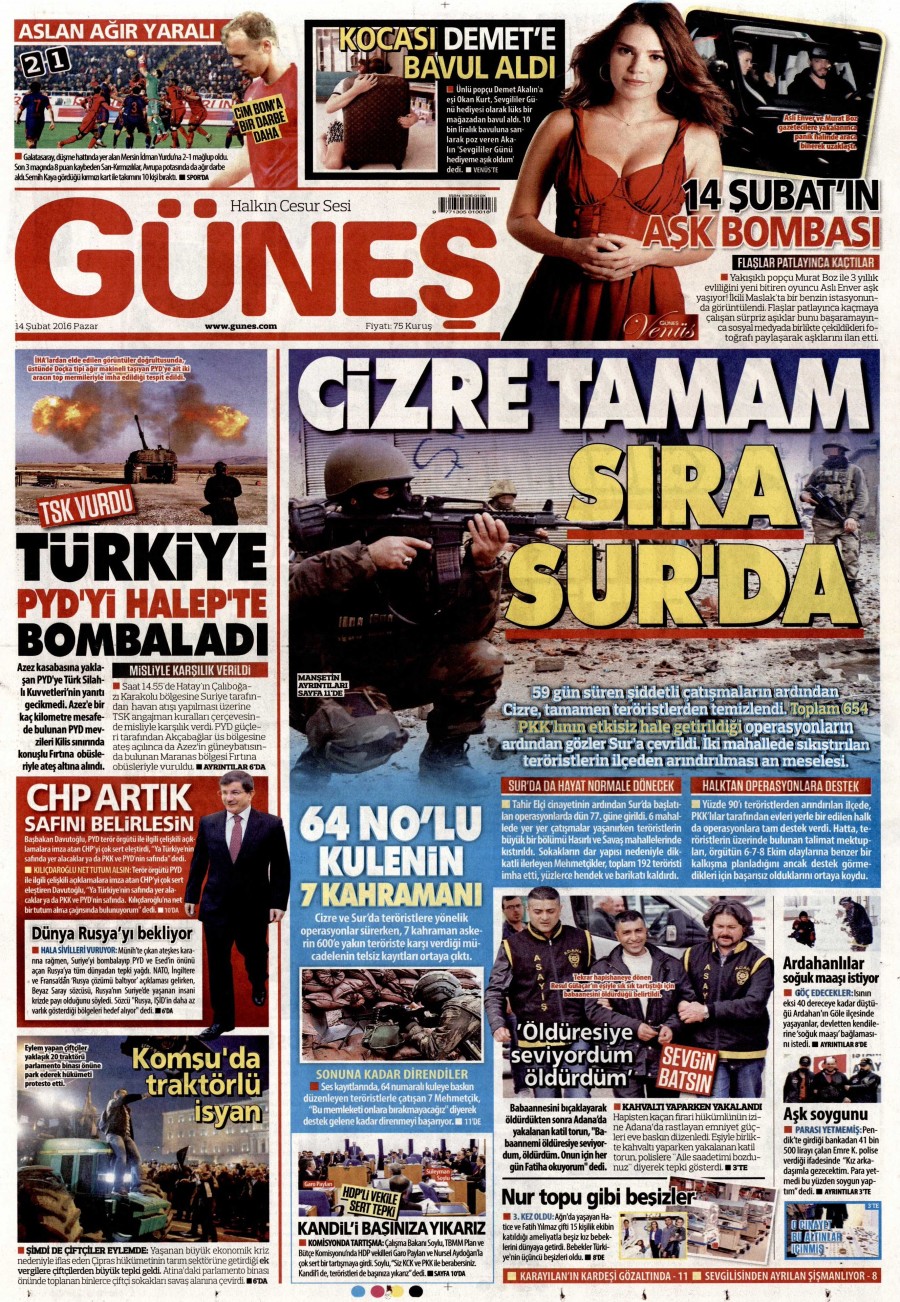 Tek tıkla günün gazete manşetleri - 22