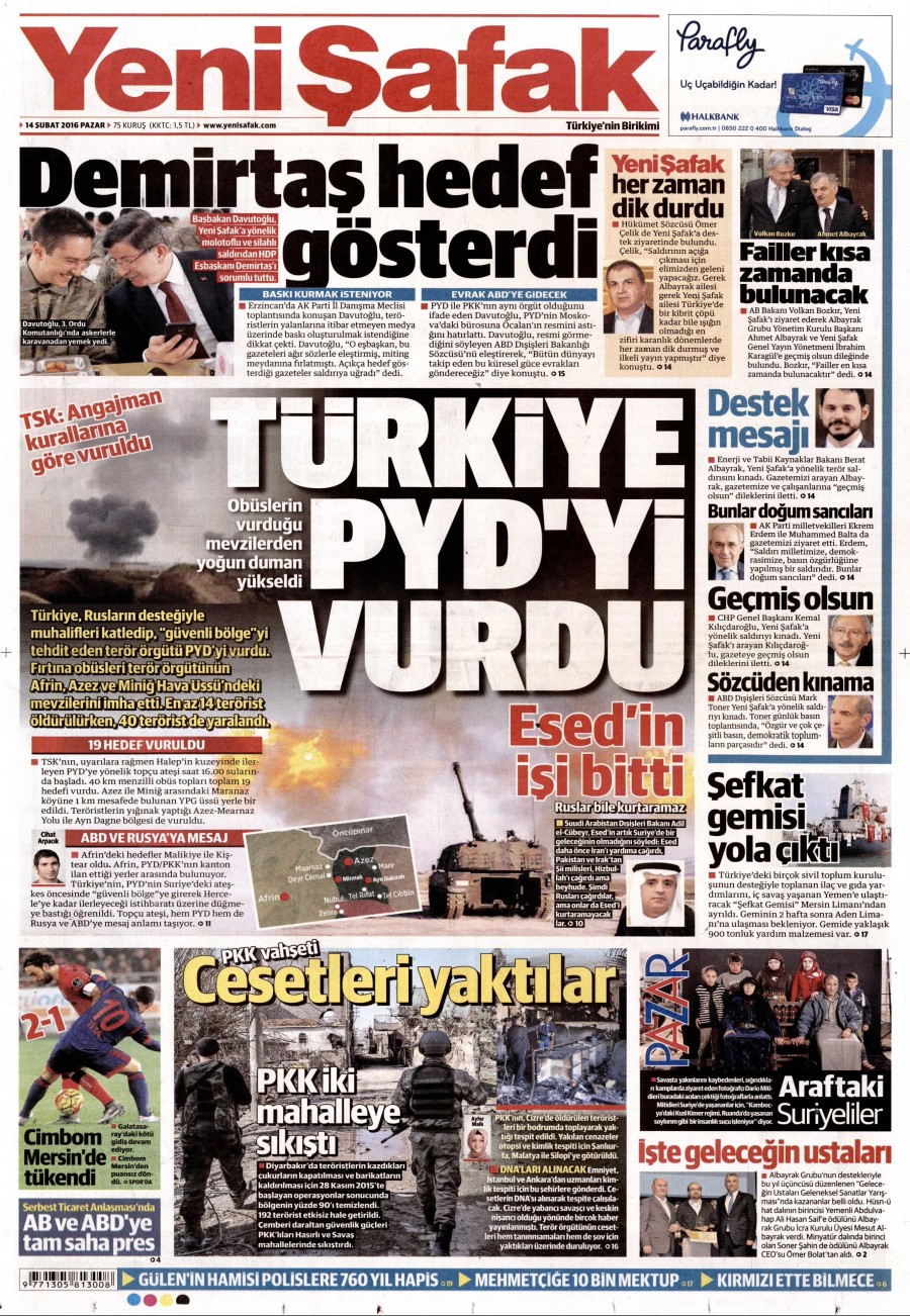 Tek tıkla günün gazete manşetleri - 1