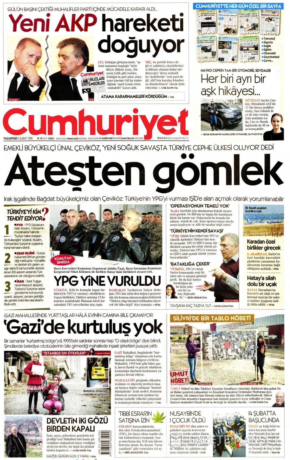 Gazeteler bugün ne yazdı? - 2
