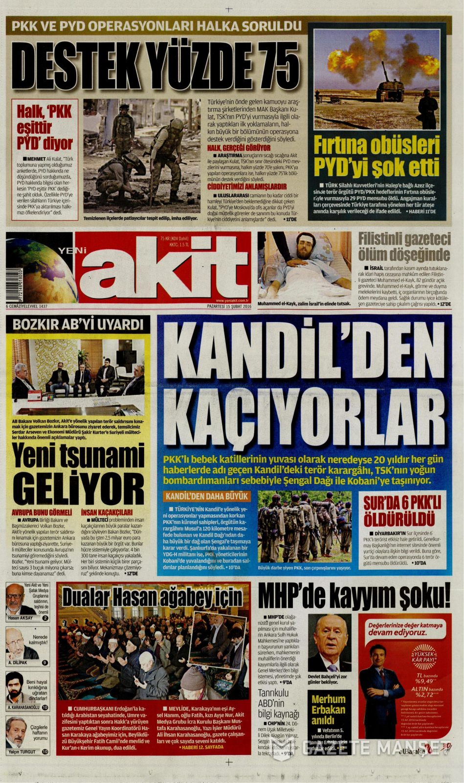 Gazeteler bugün ne yazdı? - 9