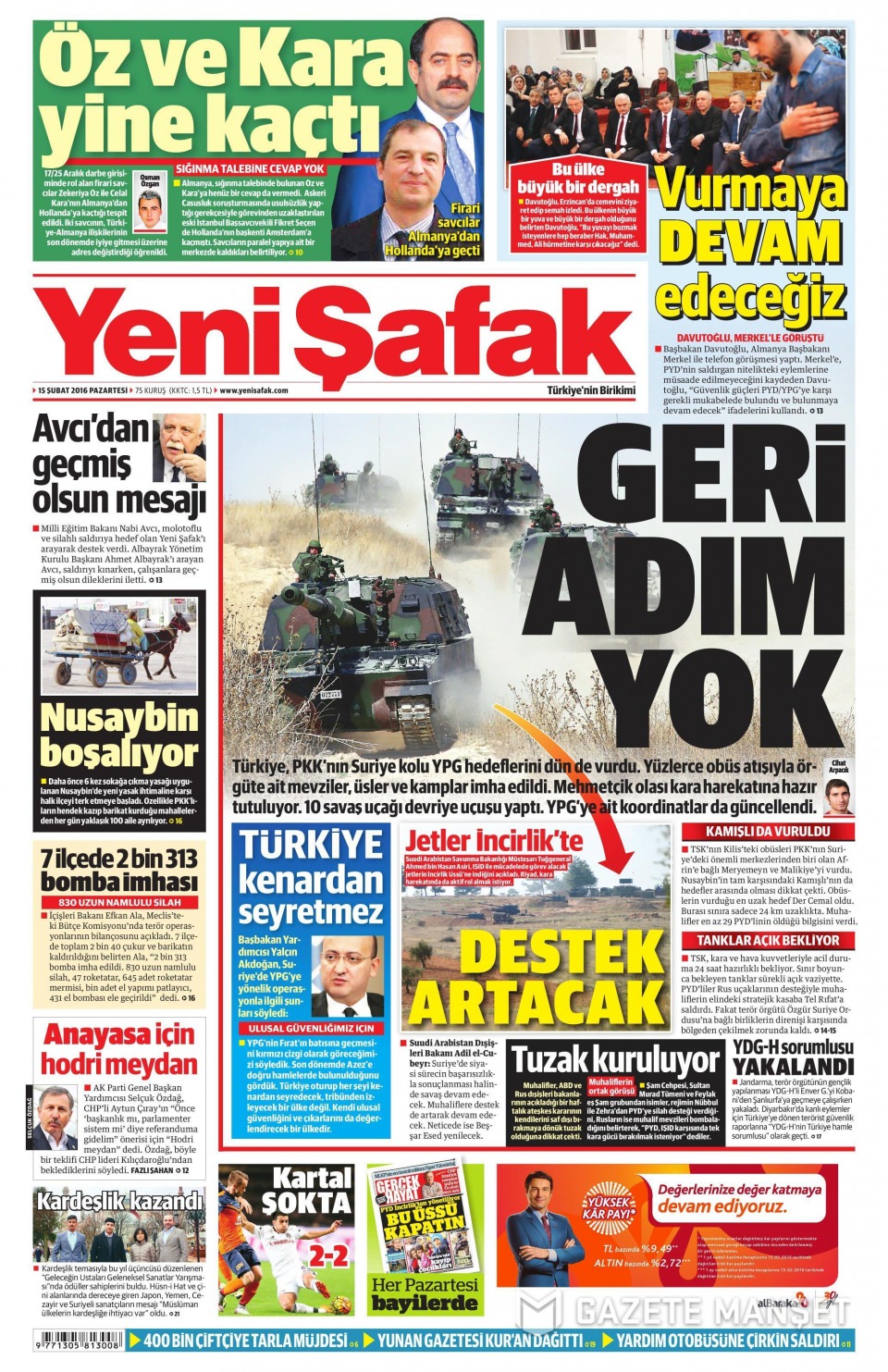 Gazeteler bugün ne yazdı? - 17