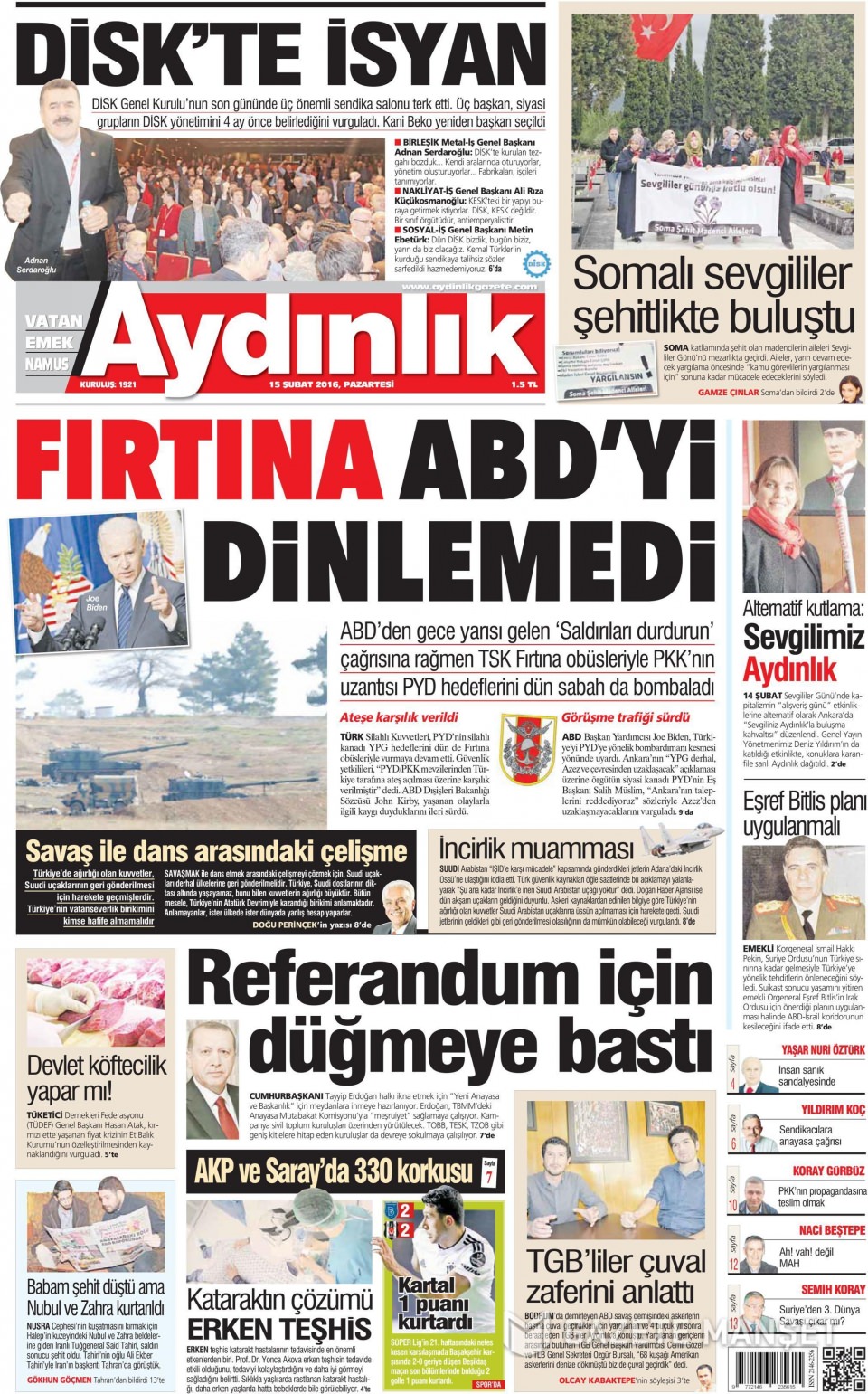 Gazeteler bugün ne yazdı? - 22