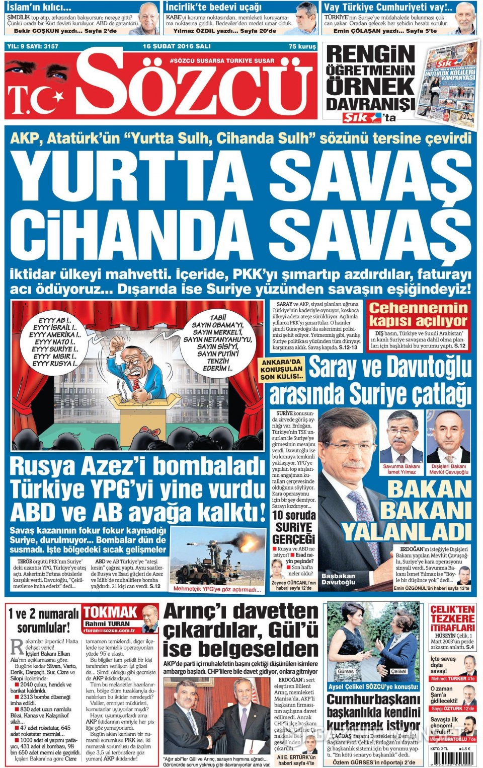 Gazeteler bugün ne yazdı? - 19