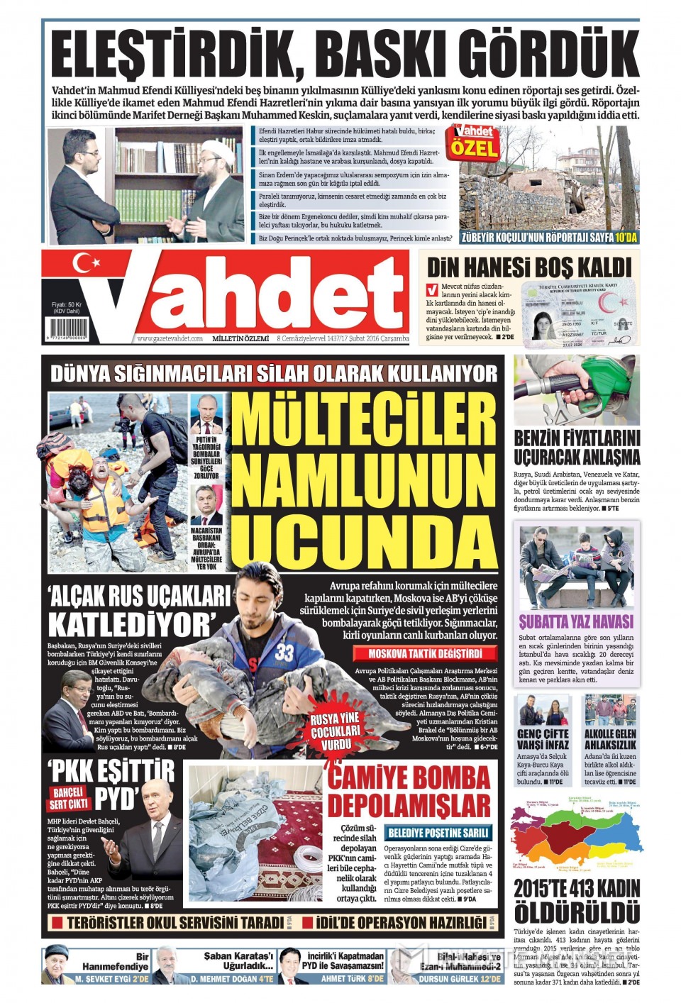 Gazeteler bugün ne yazdı? - 26