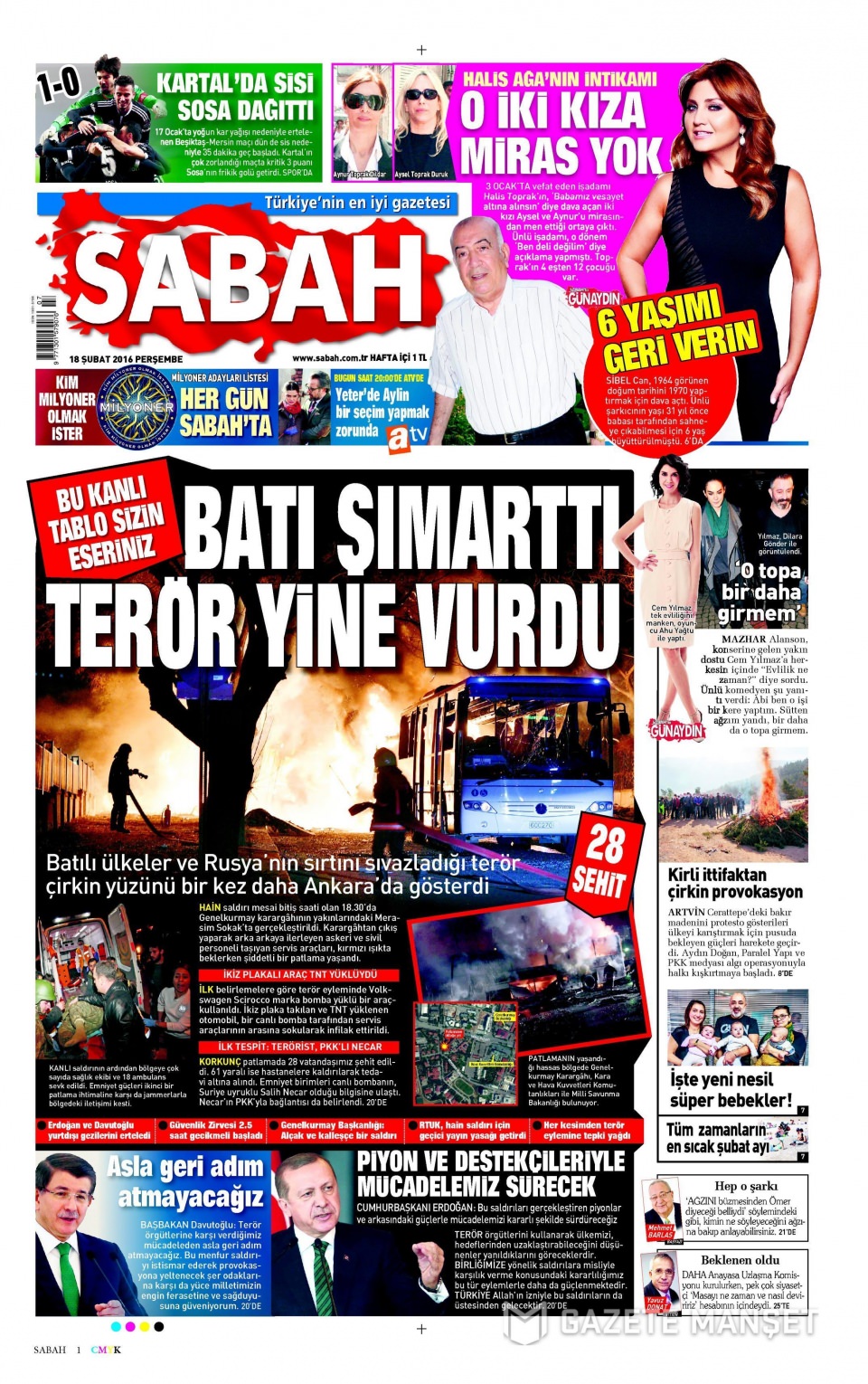 Gazeteler bugün ne yazdı? - 580