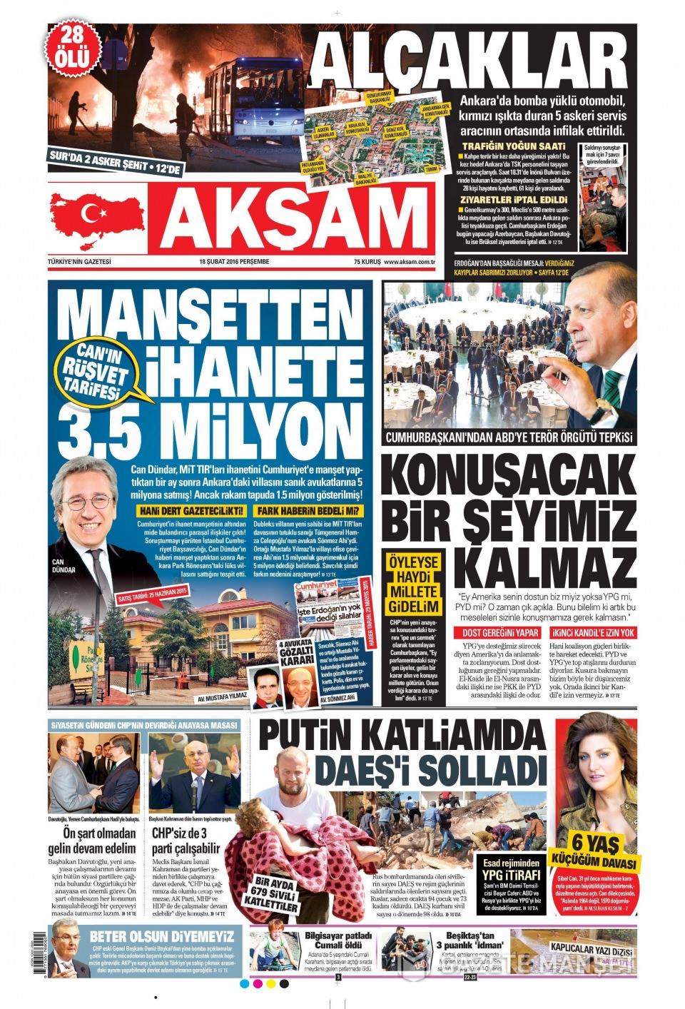 Gazeteler bugün ne yazdı? - 581