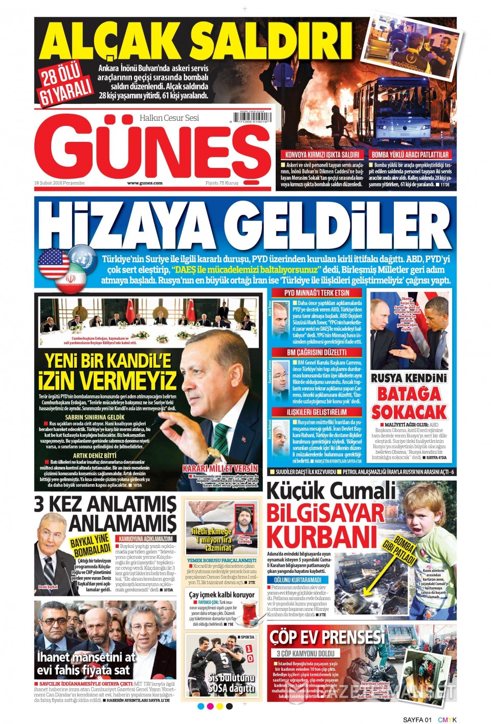 Gazeteler bugün ne yazdı? - 883