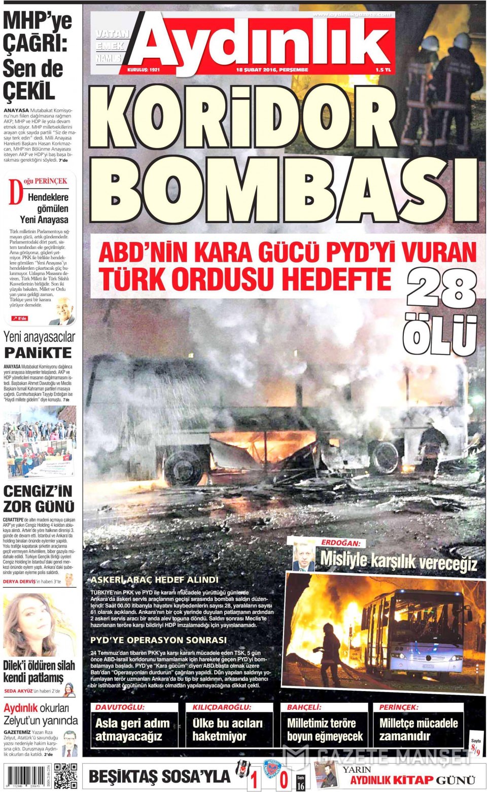 Gazeteler bugün ne yazdı? - 560