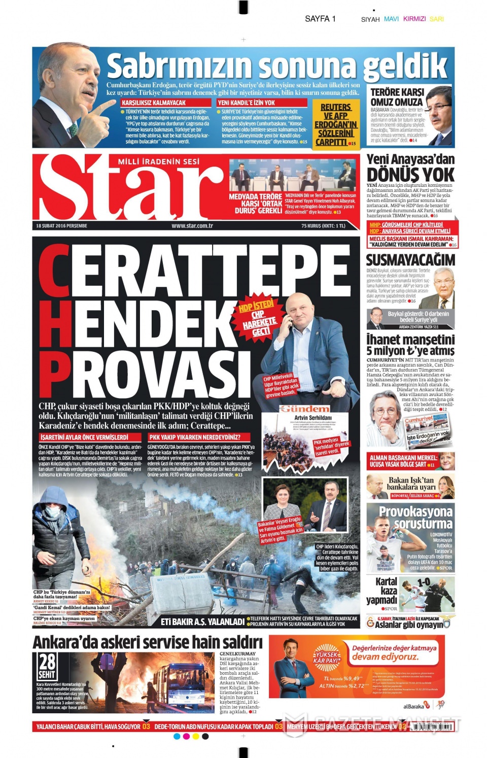 Gazeteler bugün ne yazdı? - 541