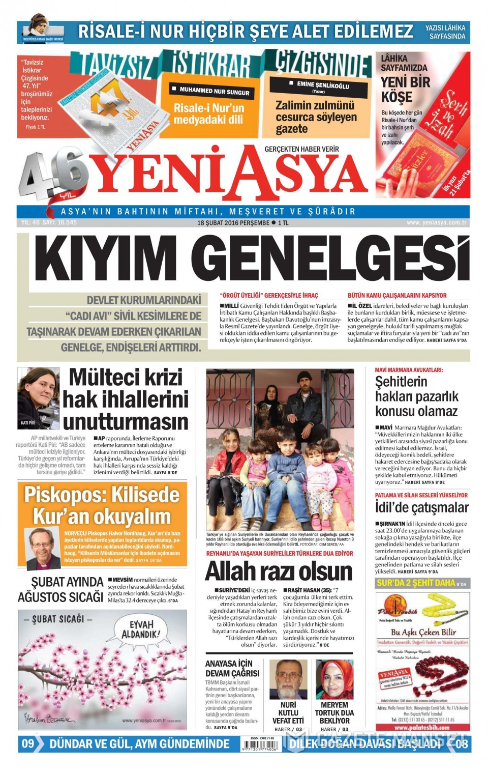 Gazeteler bugün ne yazdı? - 639