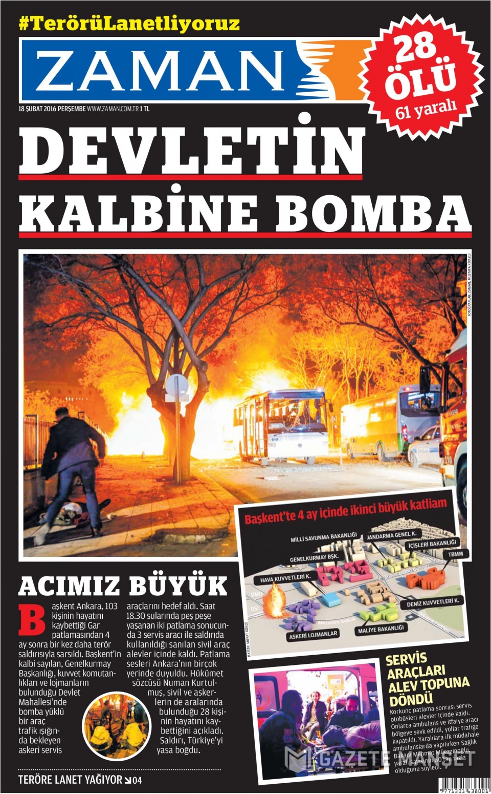 Gazeteler bugün ne yazdı? - 911