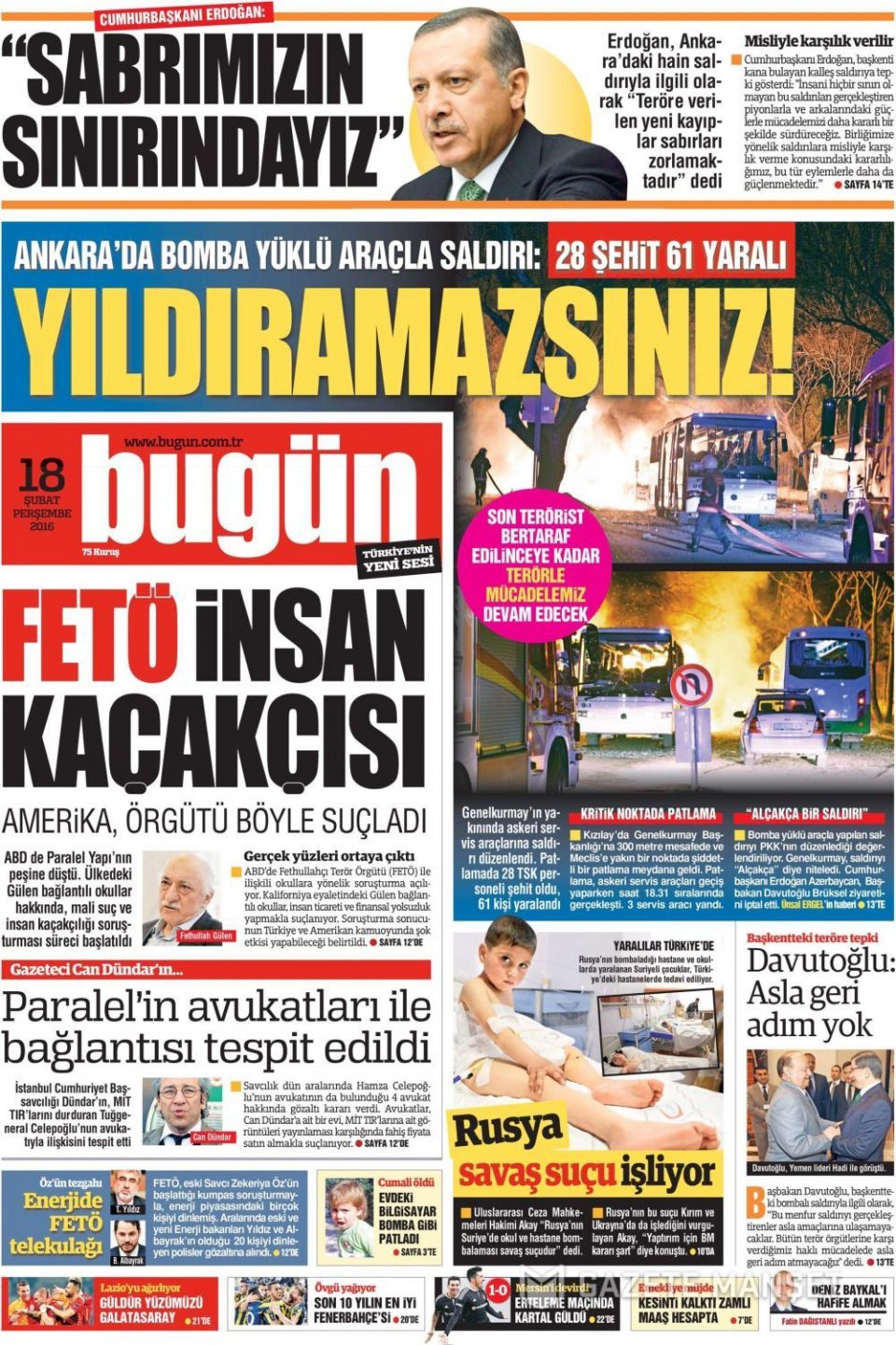 Gazeteler bugün ne yazdı? - 718