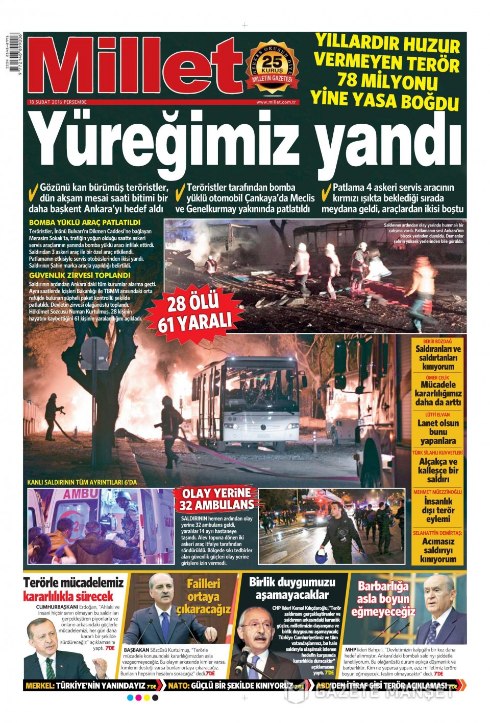 Gazeteler bugün ne yazdı? - 664