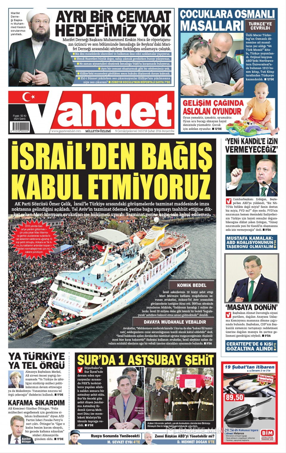 Gazeteler bugün ne yazdı? - 767