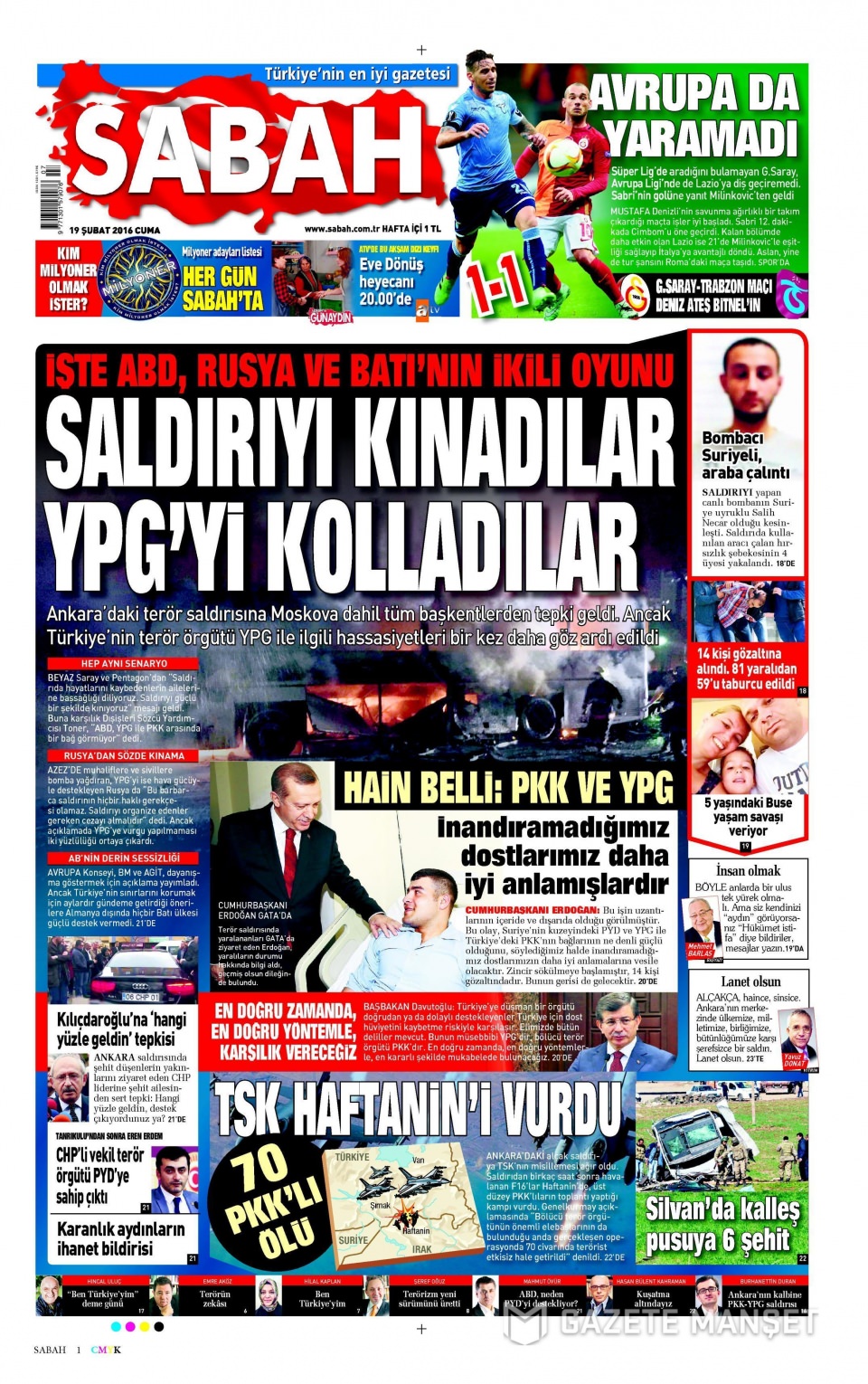 Gazeteler bugün ne yazdı? - 655