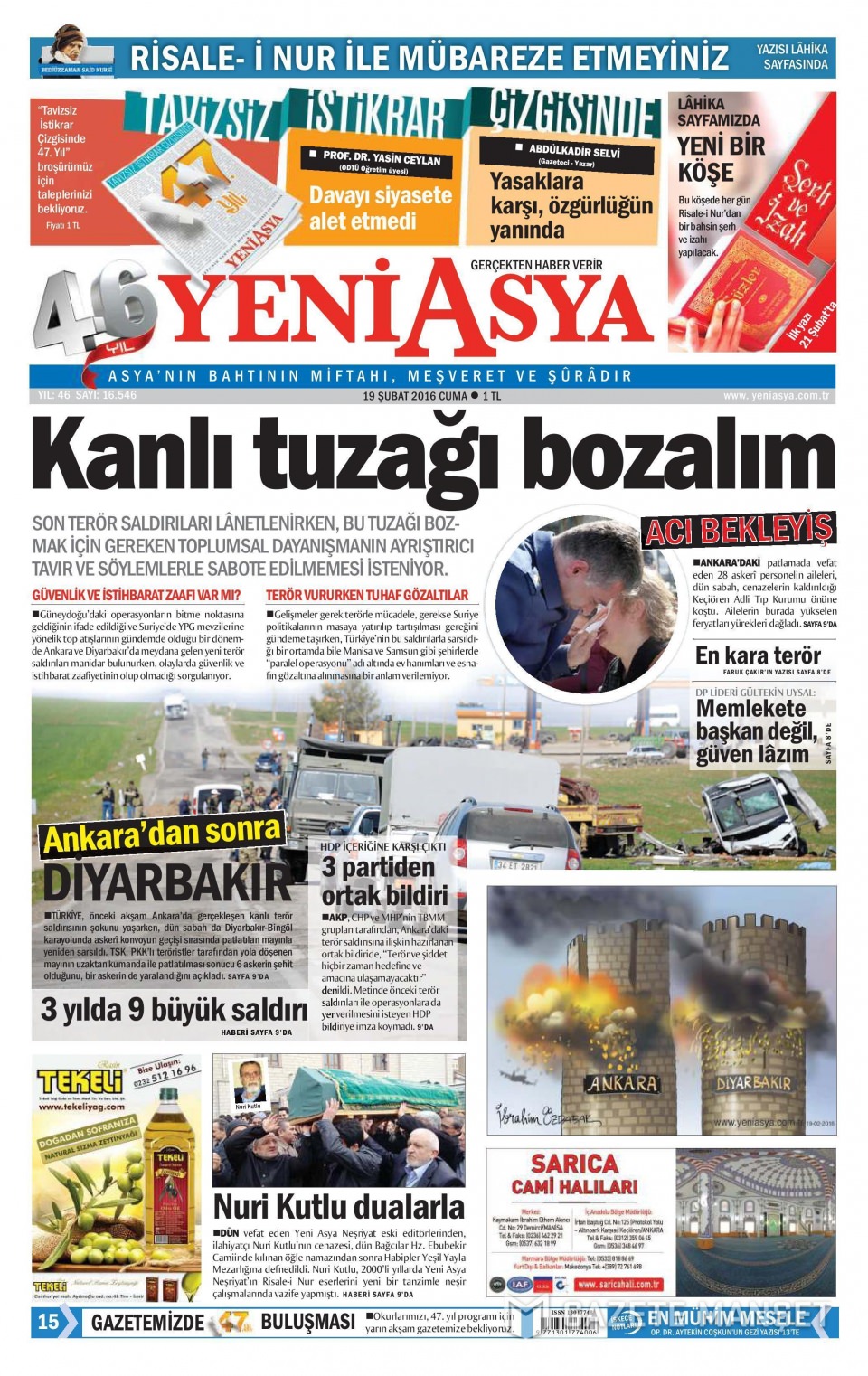 Gazeteler bugün ne yazdı? - 875