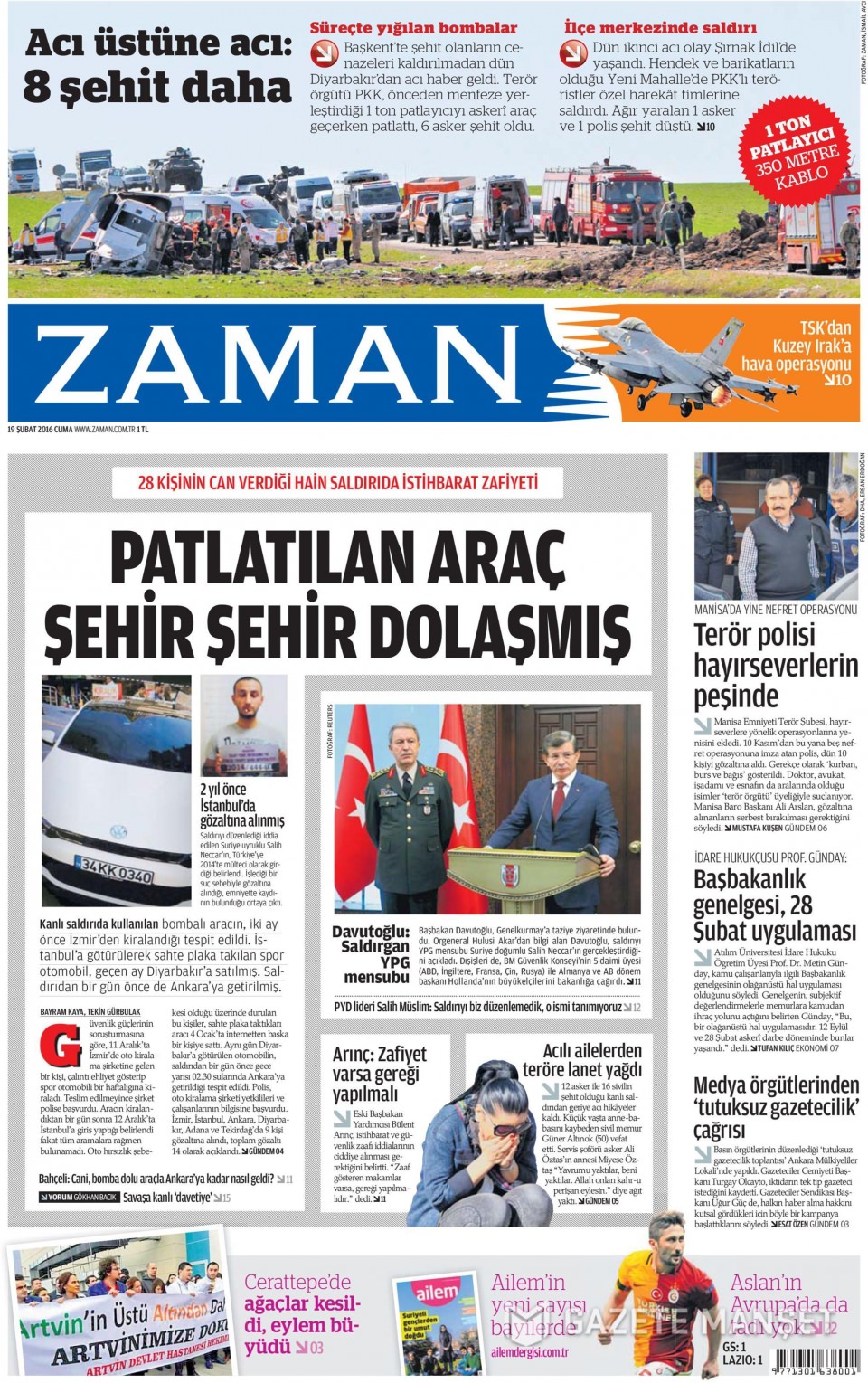 Gazeteler bugün ne yazdı? - 622