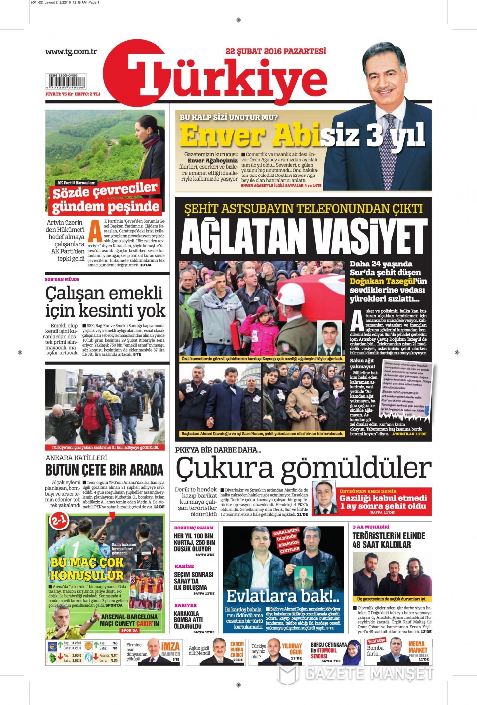 Gazeteler bugün ne yazdı? - 772