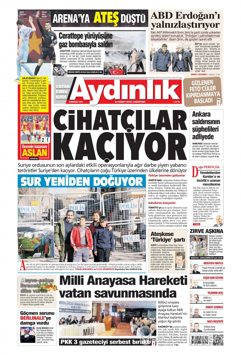 Gazeteler bugün ne yazdı? - 554