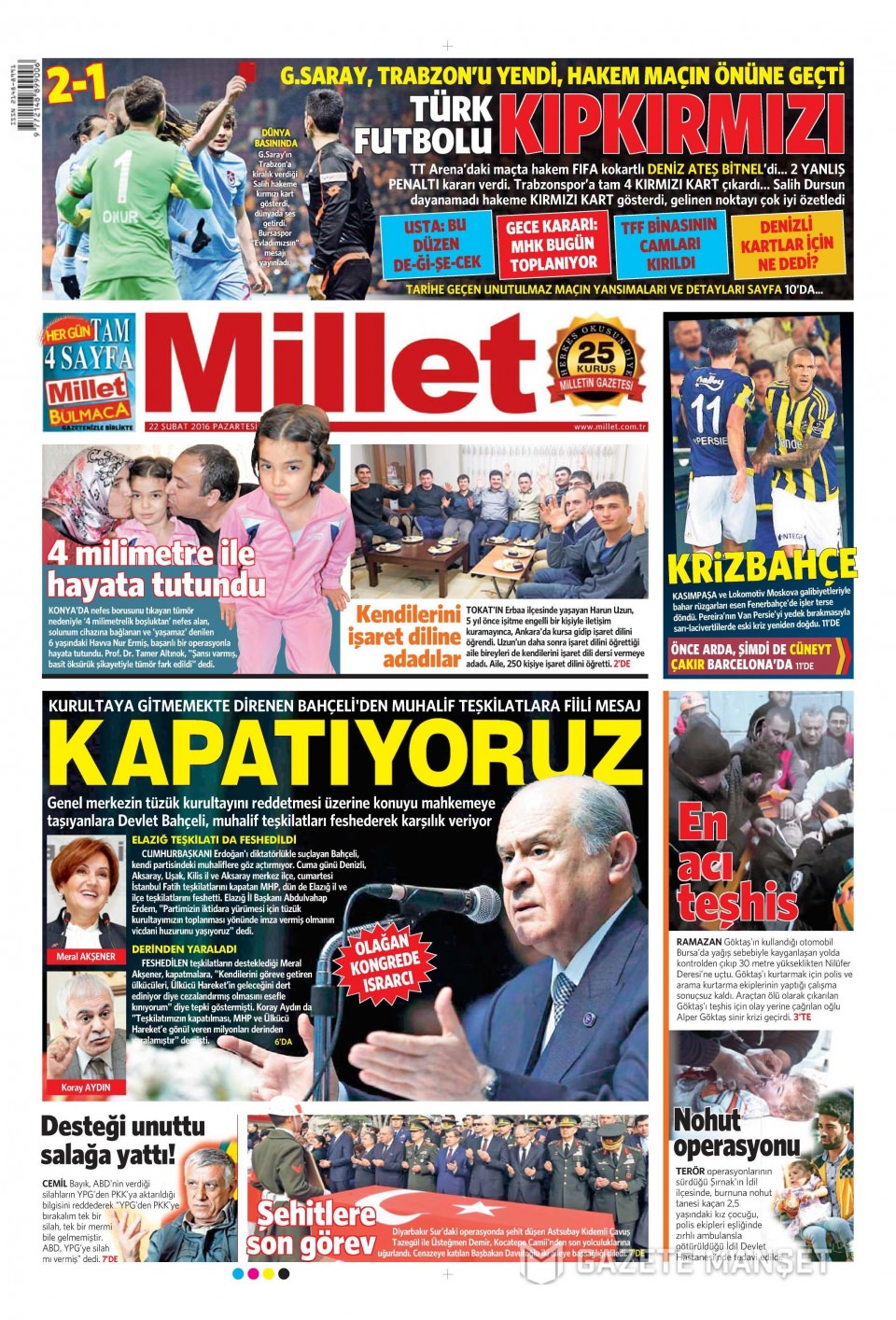 Gazeteler bugün ne yazdı? - 585