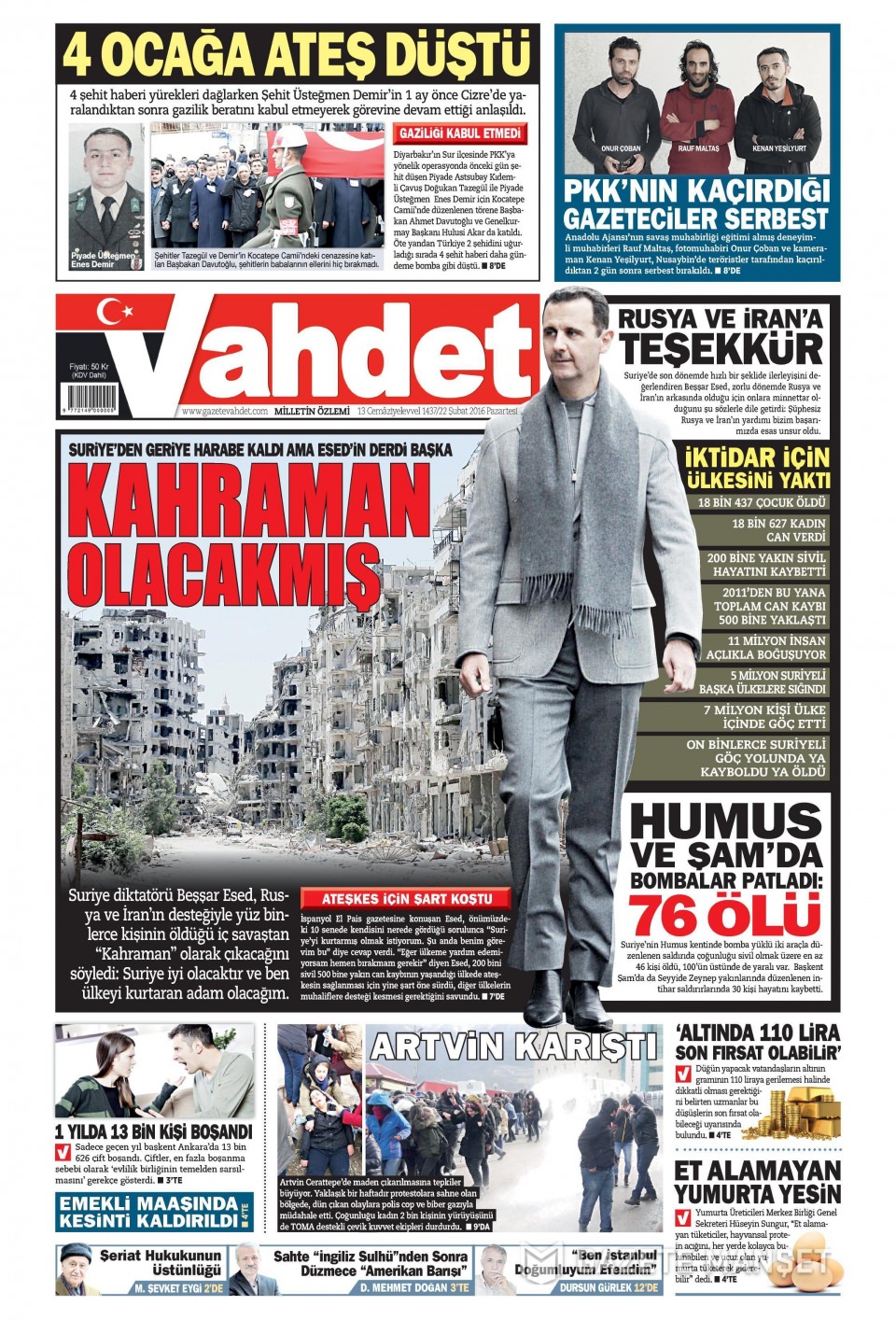 Gazeteler bugün ne yazdı? - 661