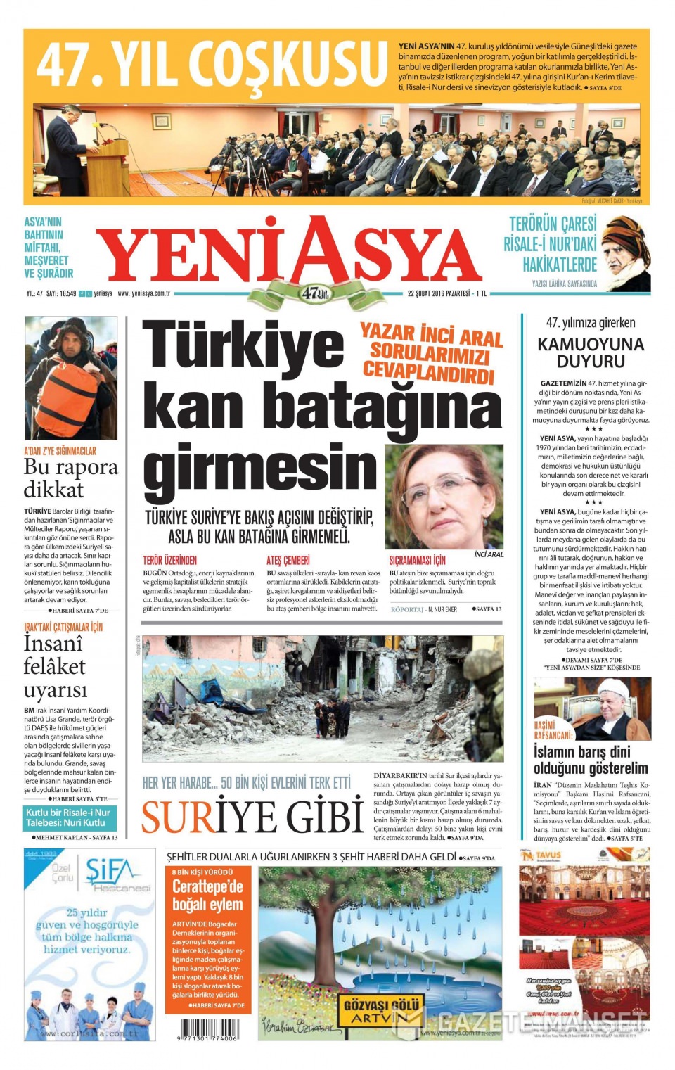 Gazeteler bugün ne yazdı? - 797