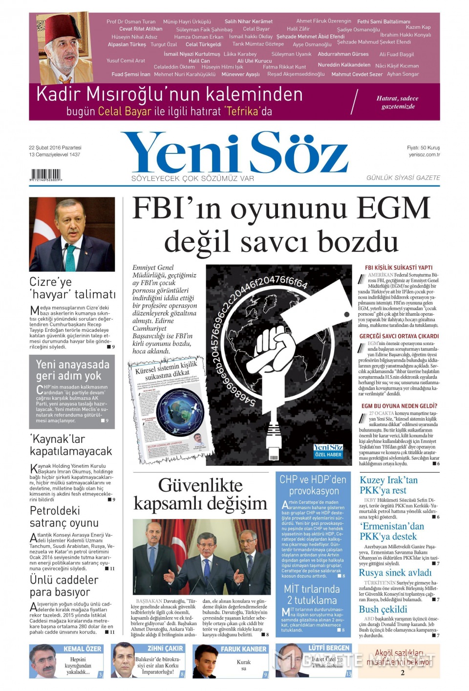 Gazeteler bugün ne yazdı? - 587