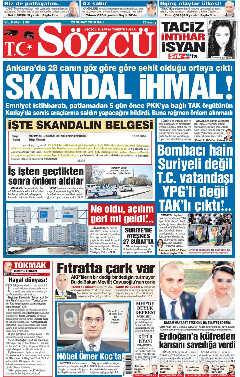 Gazeteler bugün ne yazdı? - 941