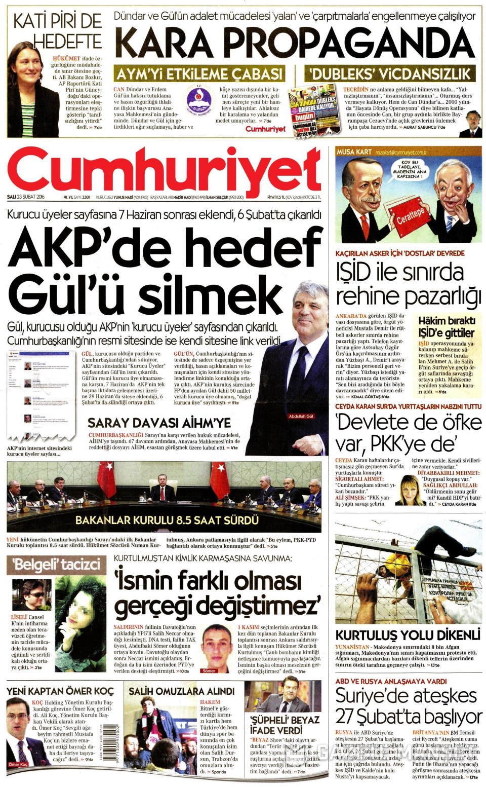 Gazeteler bugün ne yazdı? - 538