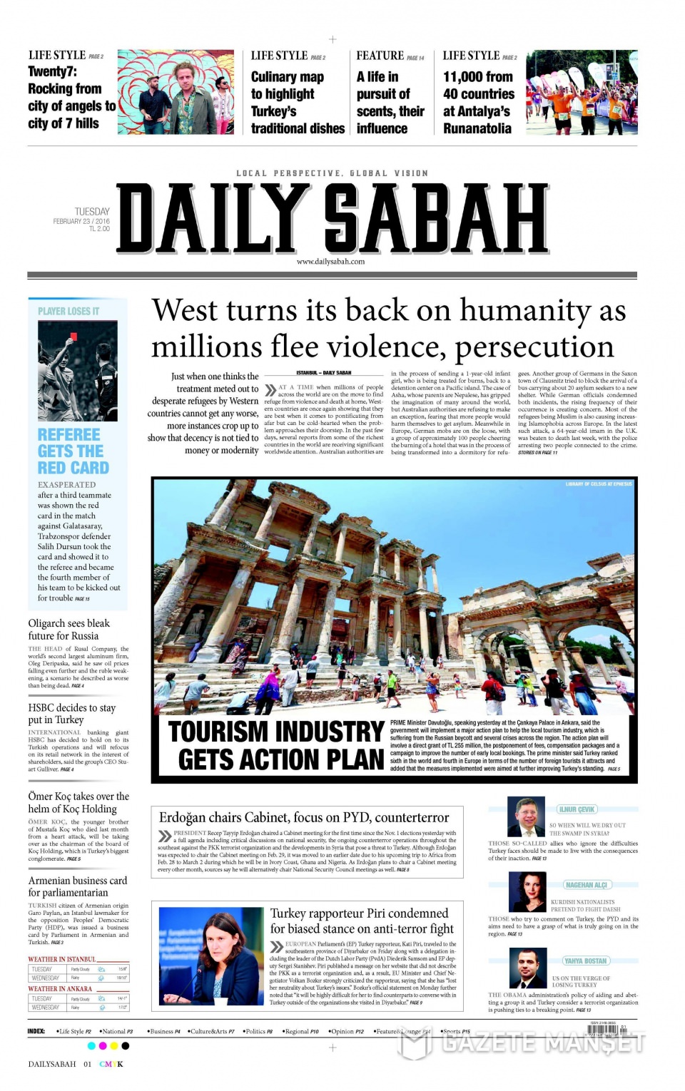 Gazeteler bugün ne yazdı? - 696