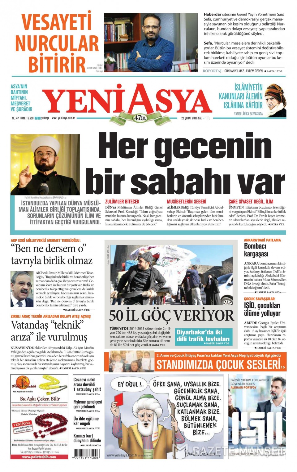 Gazeteler bugün ne yazdı? - 900