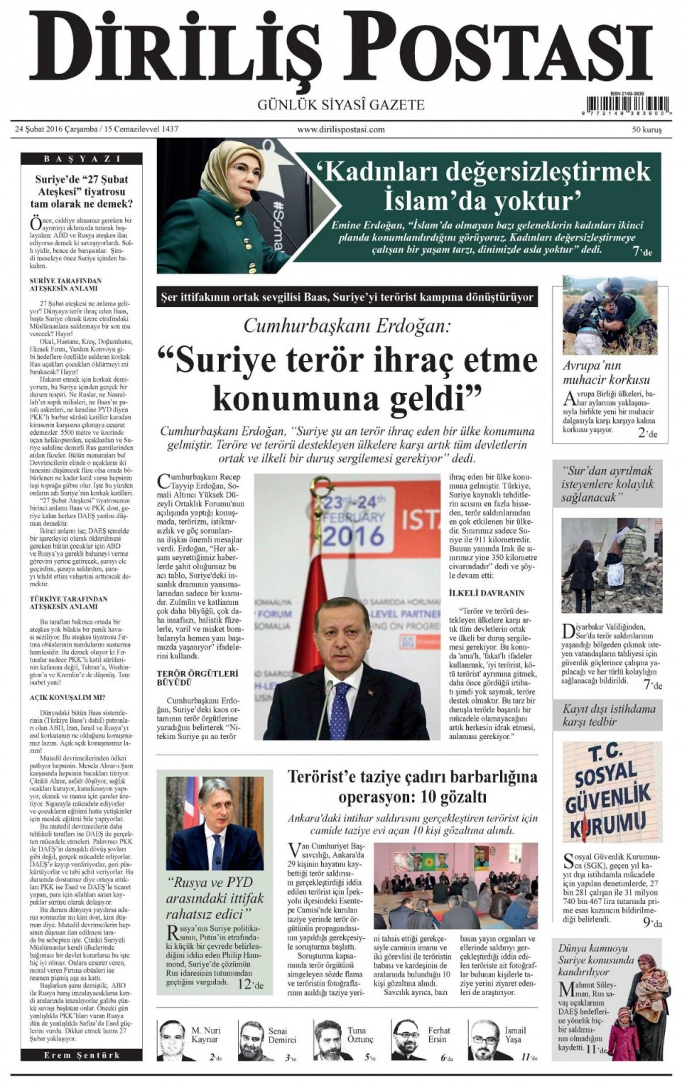 Gazeteler bugün ne yazdı? - 600