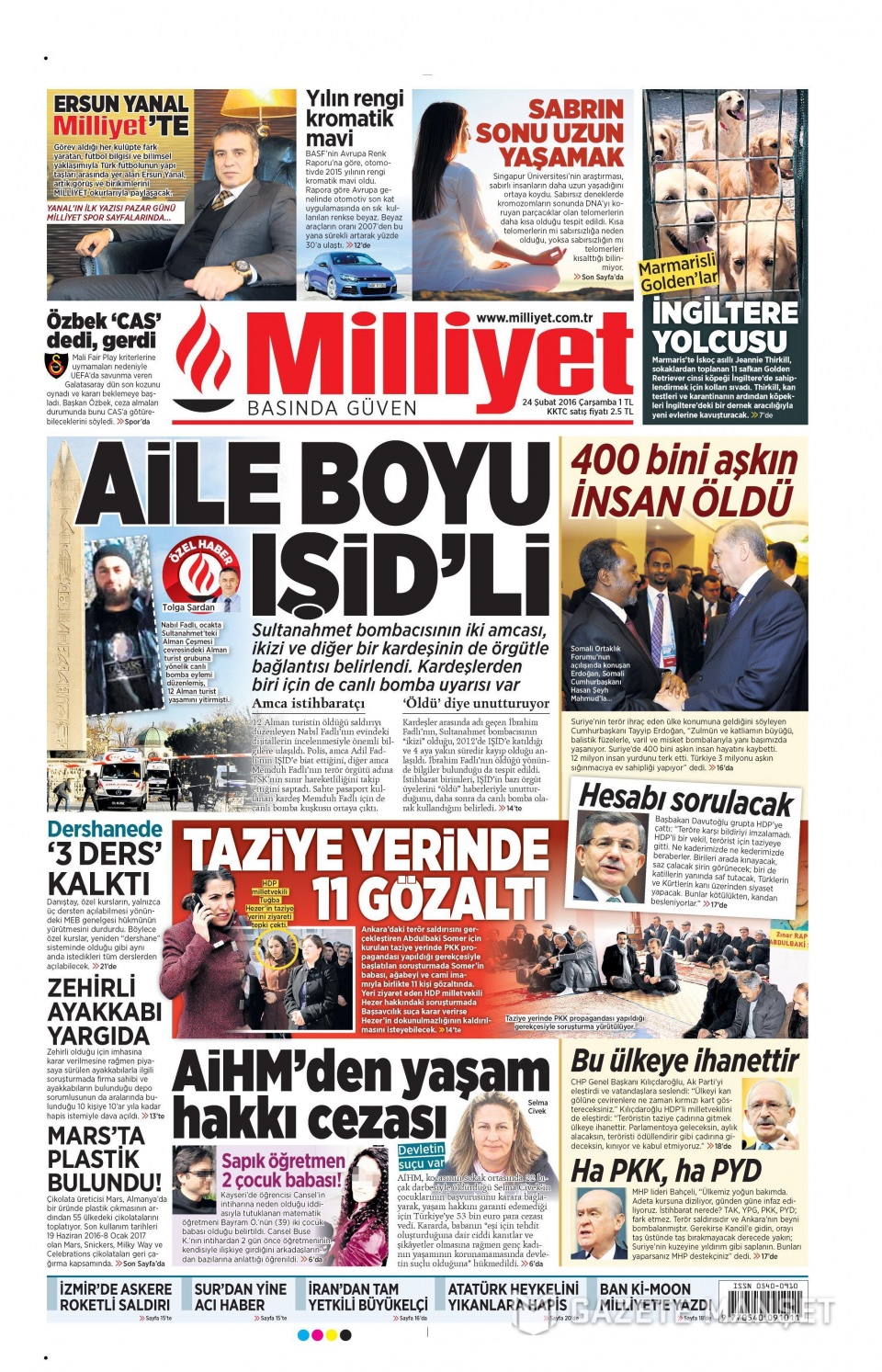 Gazeteler bugün ne yazdı? - 727