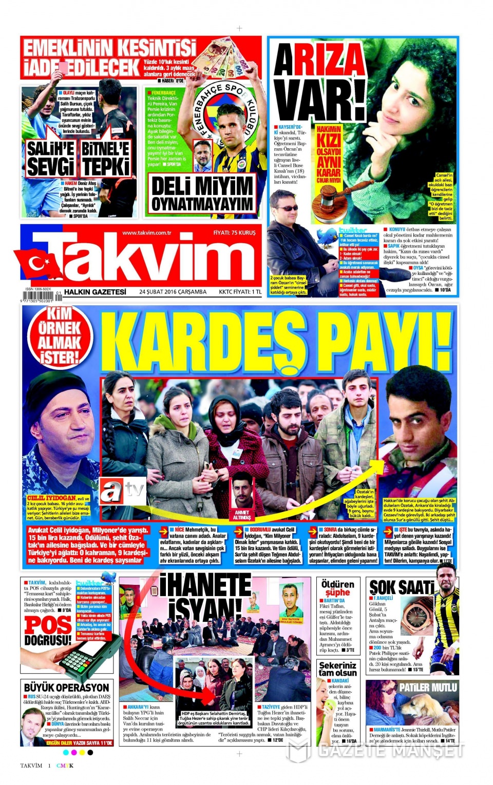 Gazeteler bugün ne yazdı? - 800