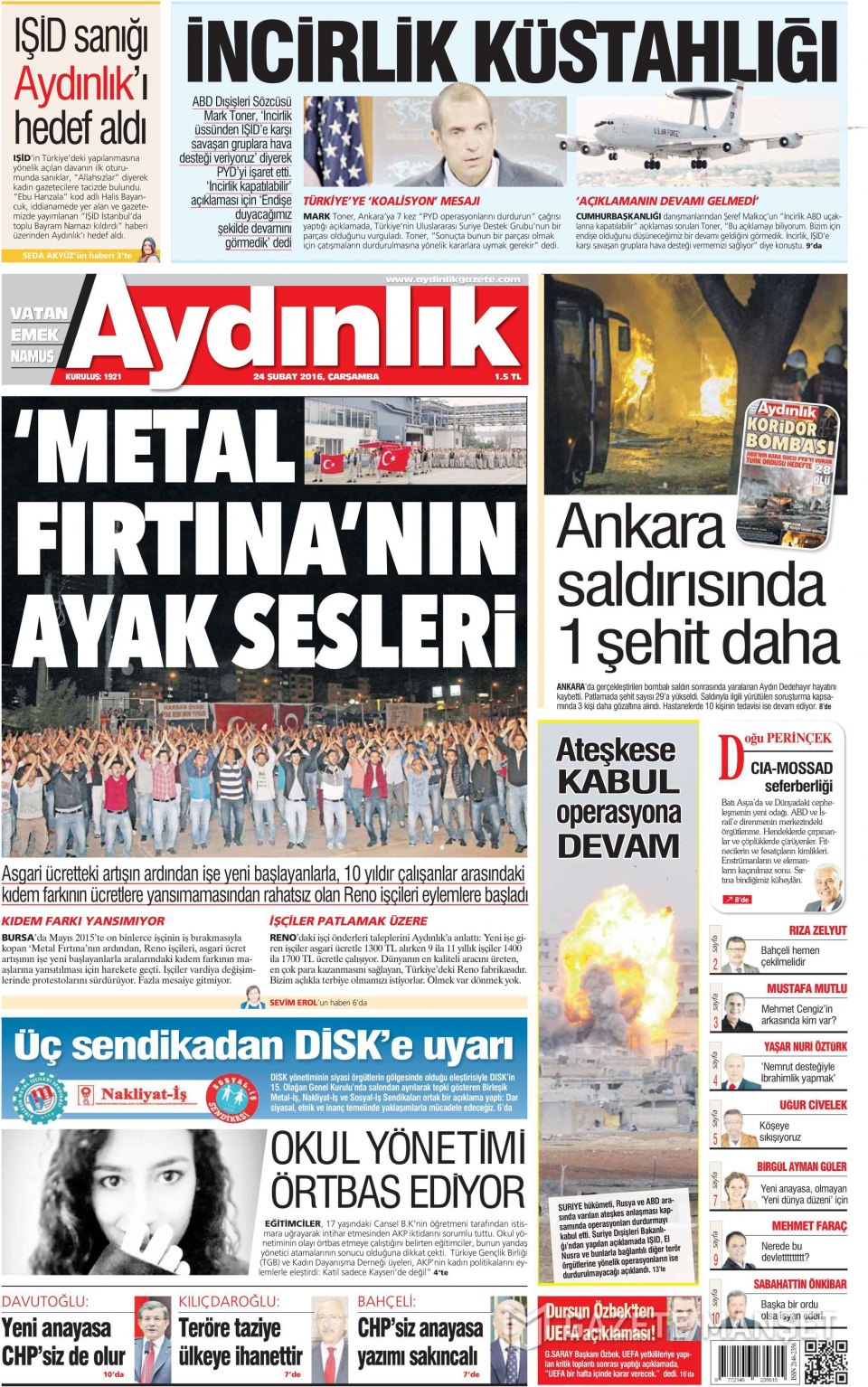 Gazeteler bugün ne yazdı? - 757