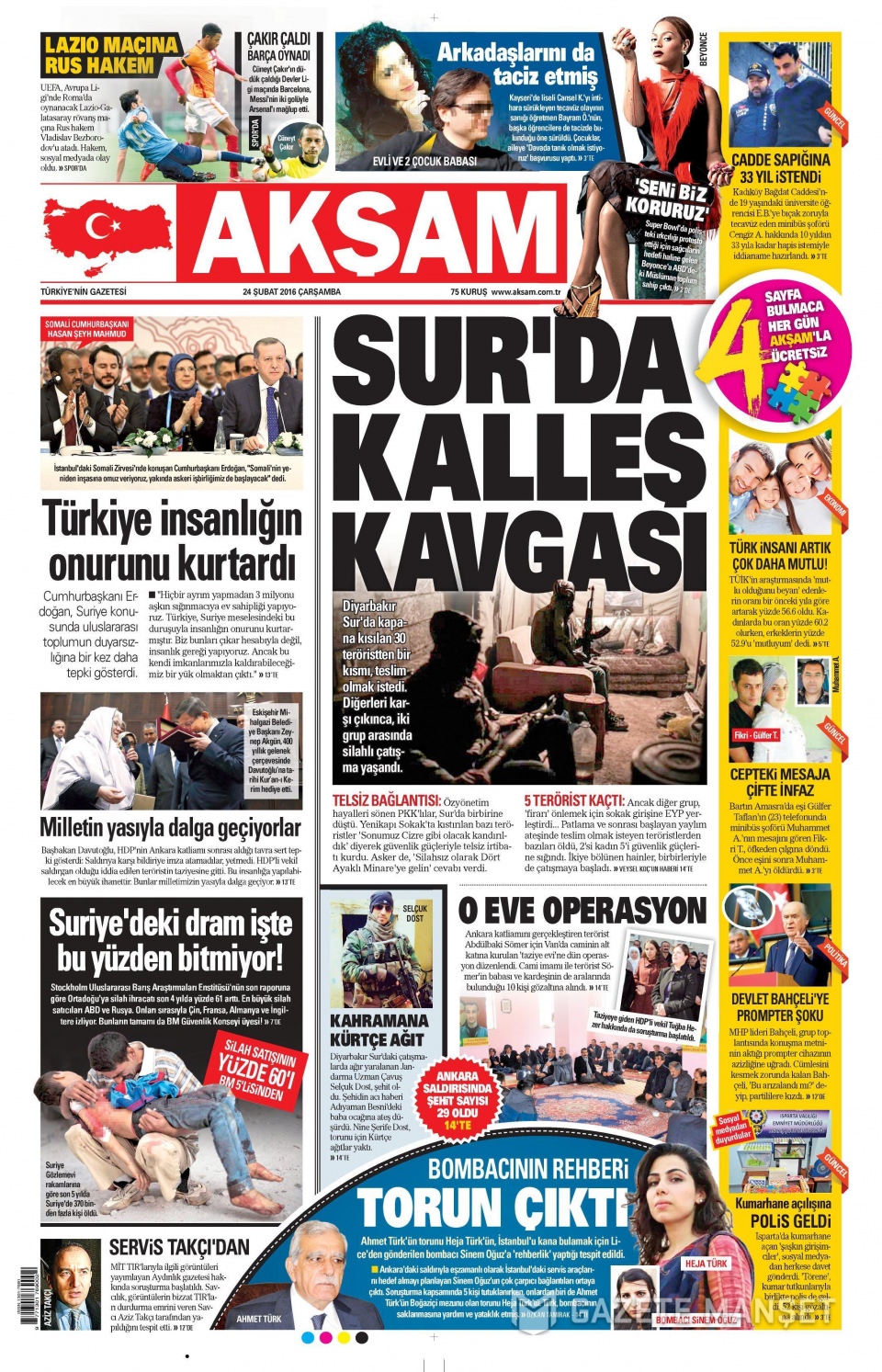 Gazeteler bugün ne yazdı? - 662