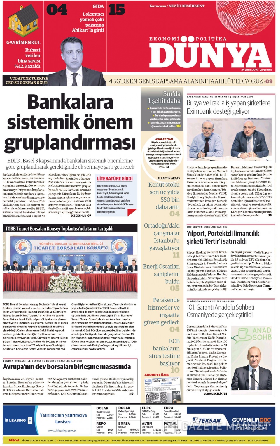 Gazeteler bugün ne yazdı? - 556