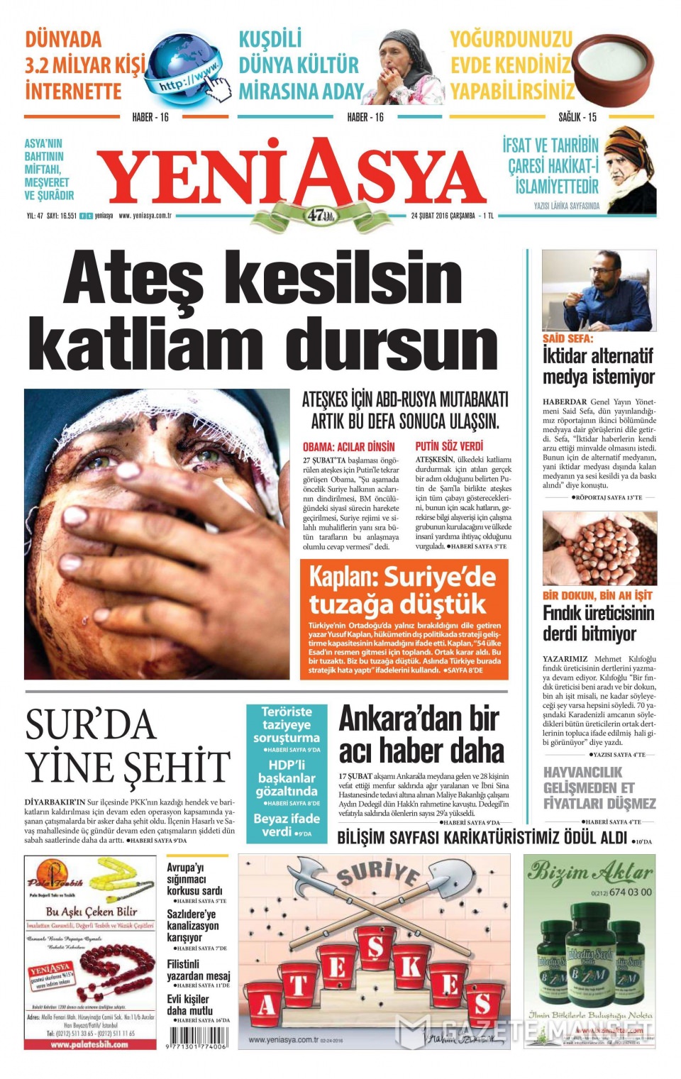 Gazeteler bugün ne yazdı? - 748