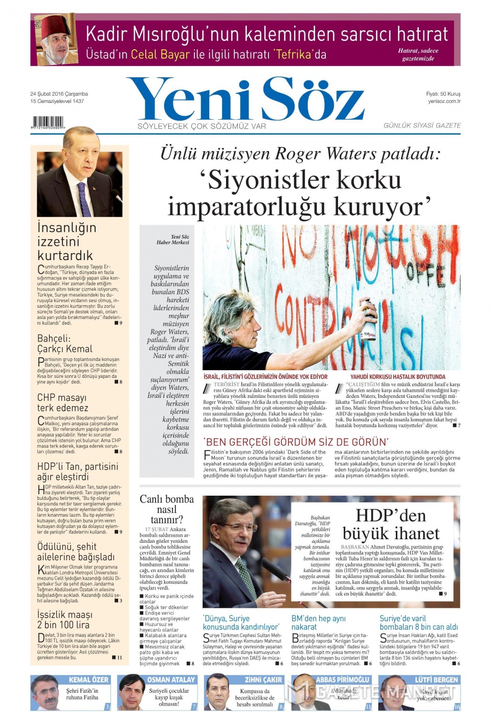 Gazeteler bugün ne yazdı? - 556