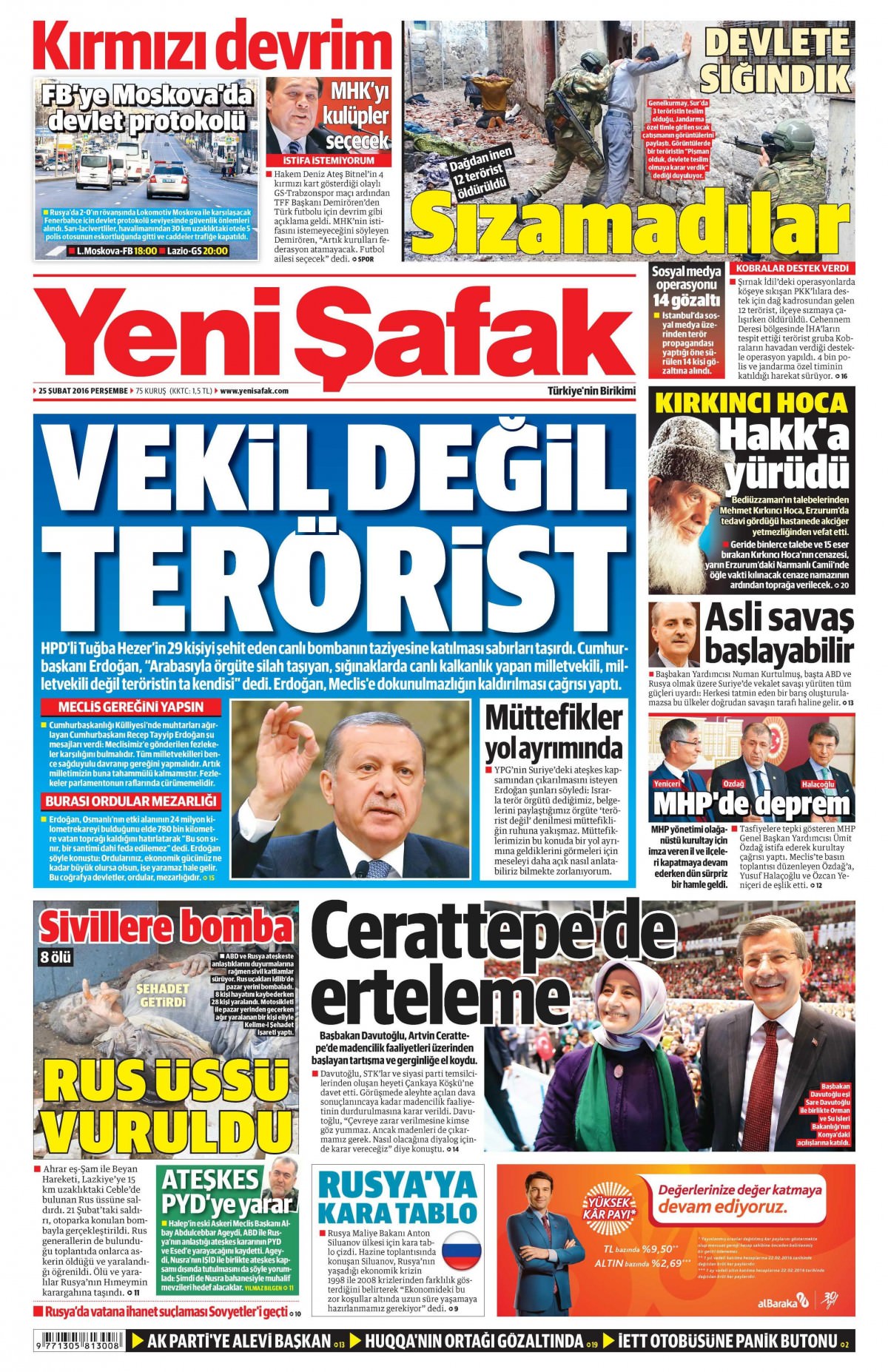 Gazeteler bugün ne yazdı? - 547