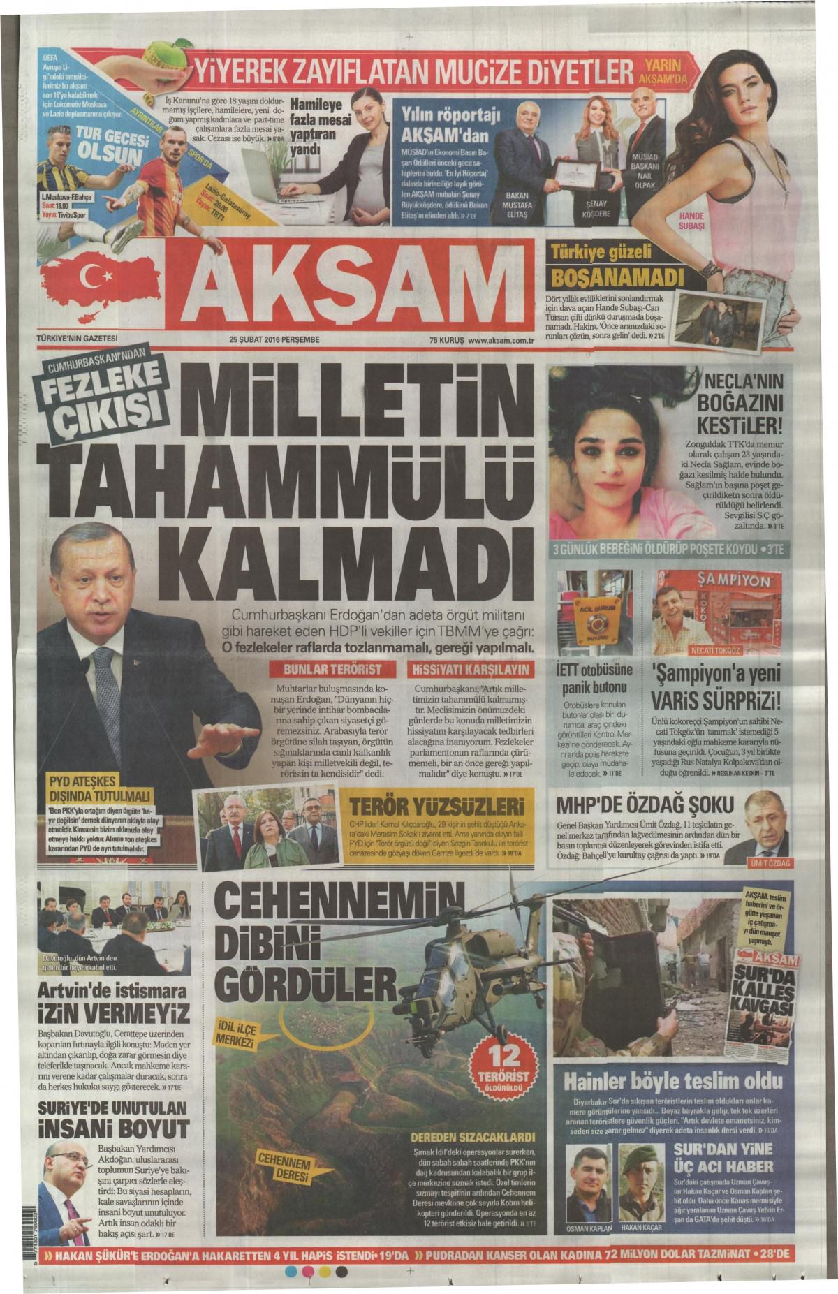 Gazeteler bugün ne yazdı? - 722