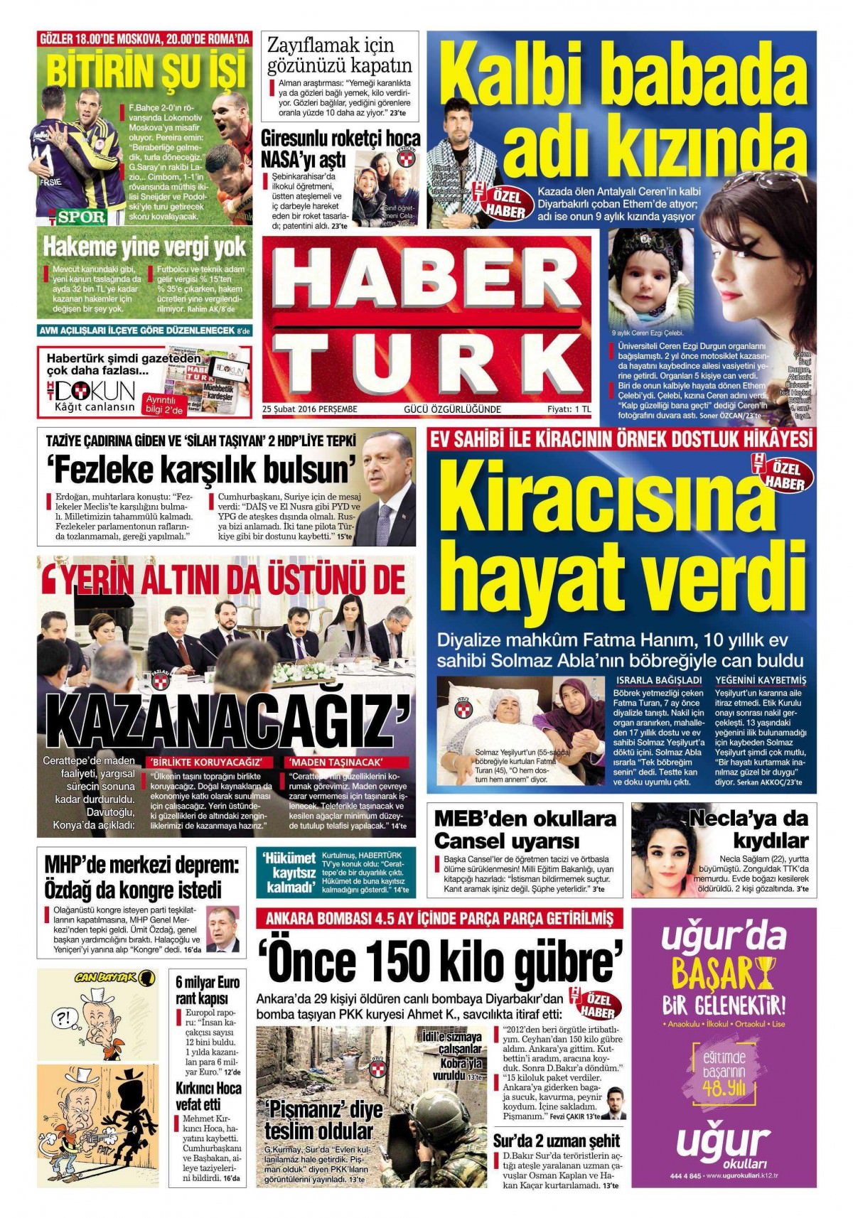 Gazeteler bugün ne yazdı? - 693