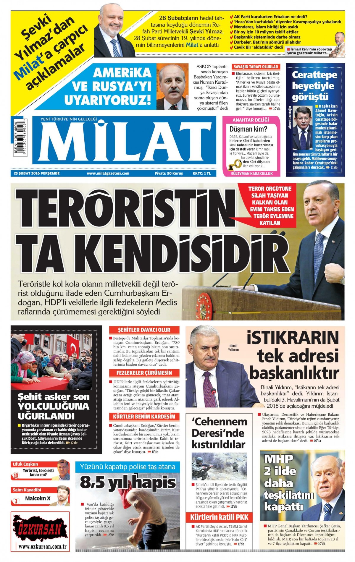 Gazeteler bugün ne yazdı? - 712