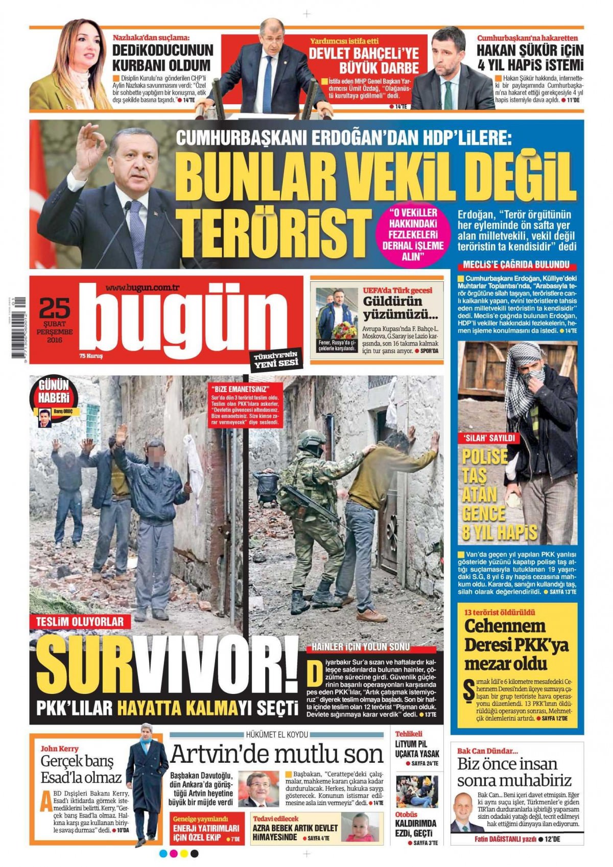 Gazeteler bugün ne yazdı? - 933