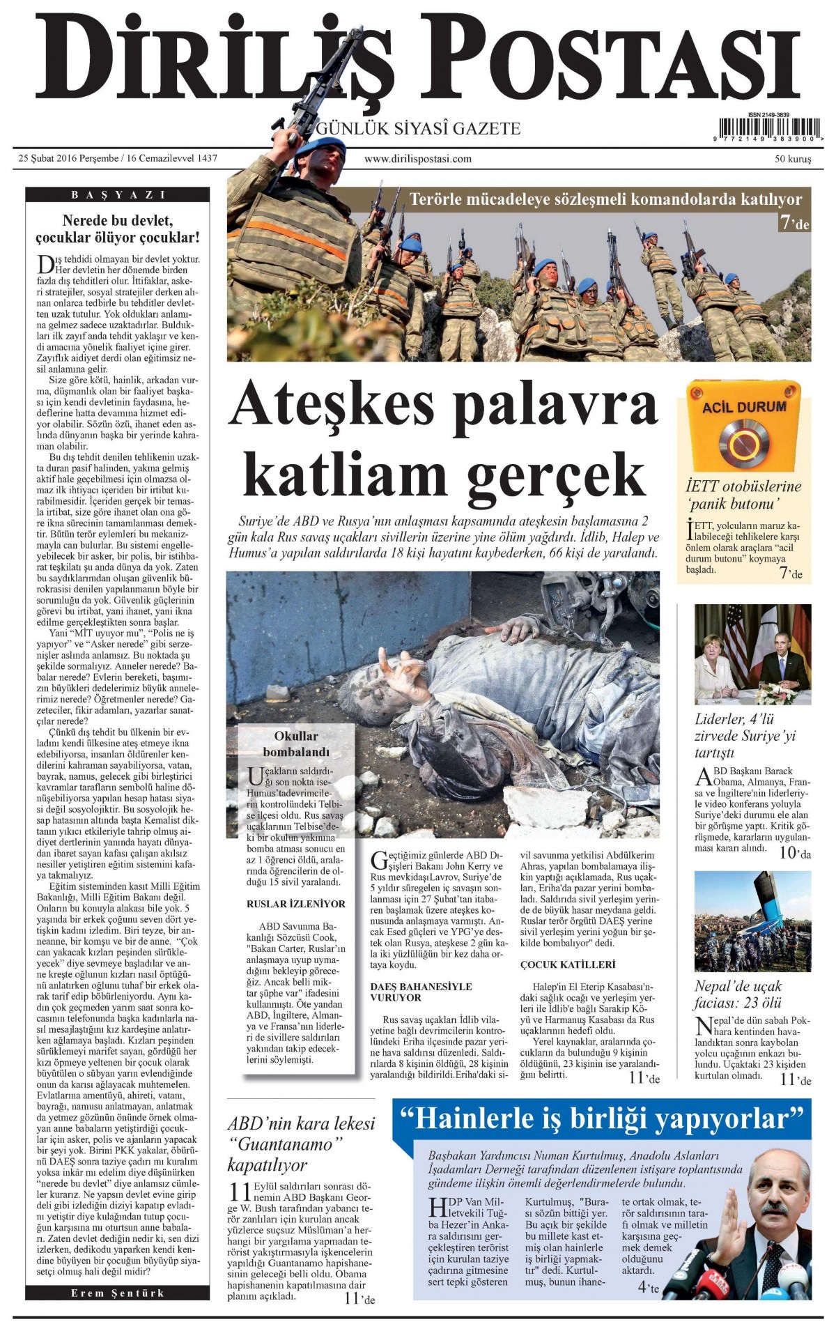 Gazeteler bugün ne yazdı? - 649