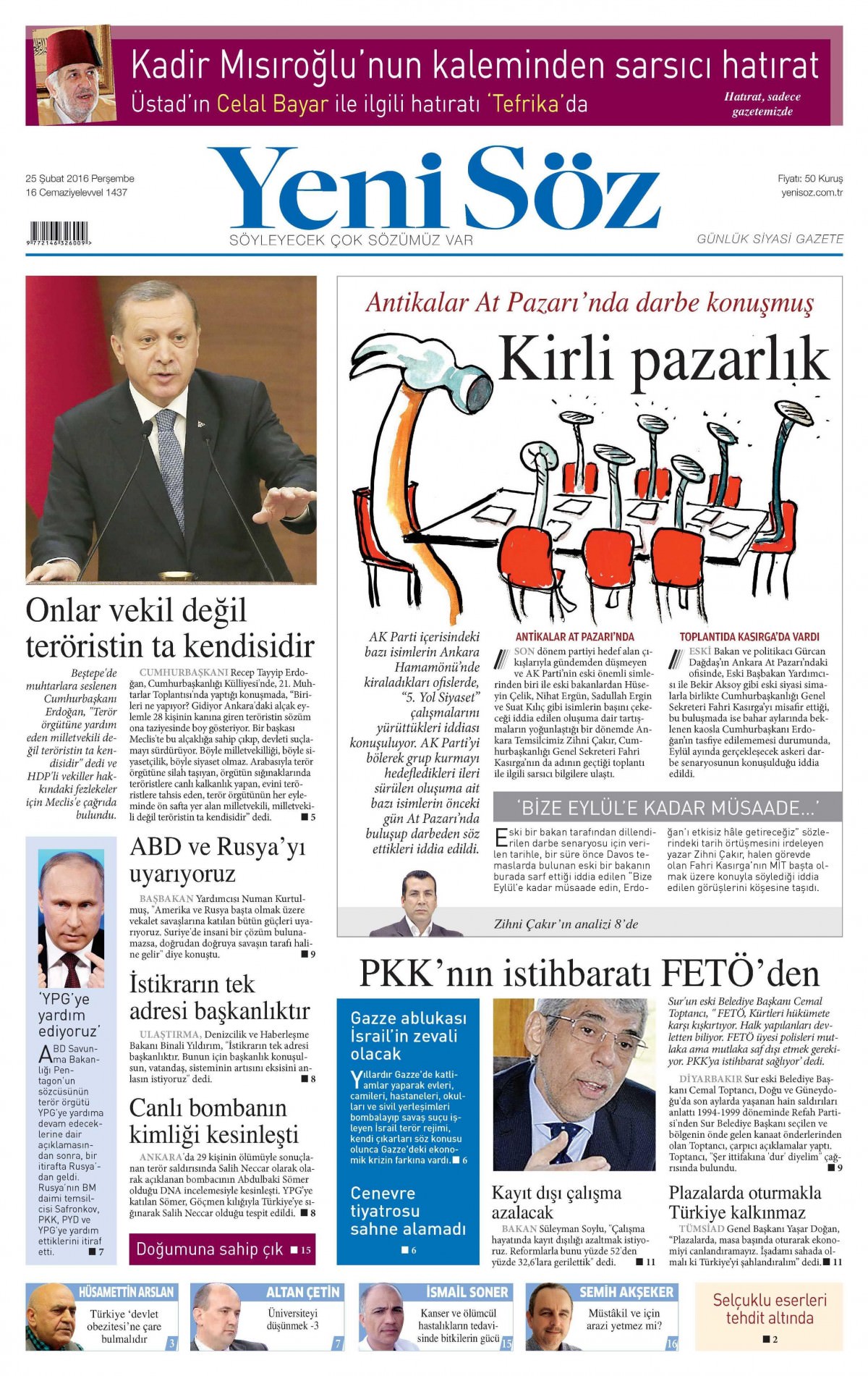 Gazeteler bugün ne yazdı? - 768