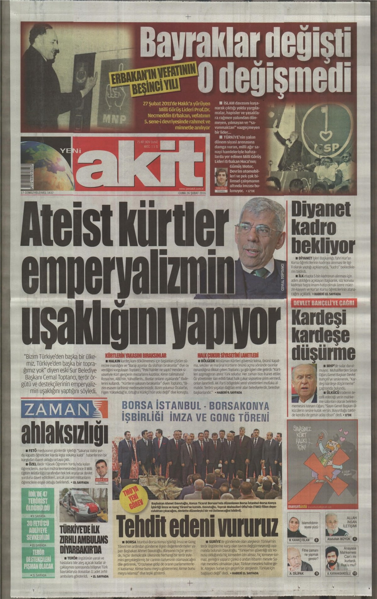 Gazeteler bugün ne yazdı? - 9